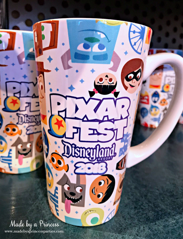 Disneylands Pixar Fest Exclusive Merchandise #pixarfestmerchandise #disneymug #pixarfest #madebyaprincess