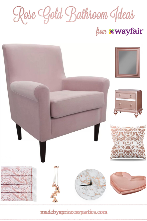Rose Gold Bathroom Ideas from Wayfair are perfectly pretty in pink