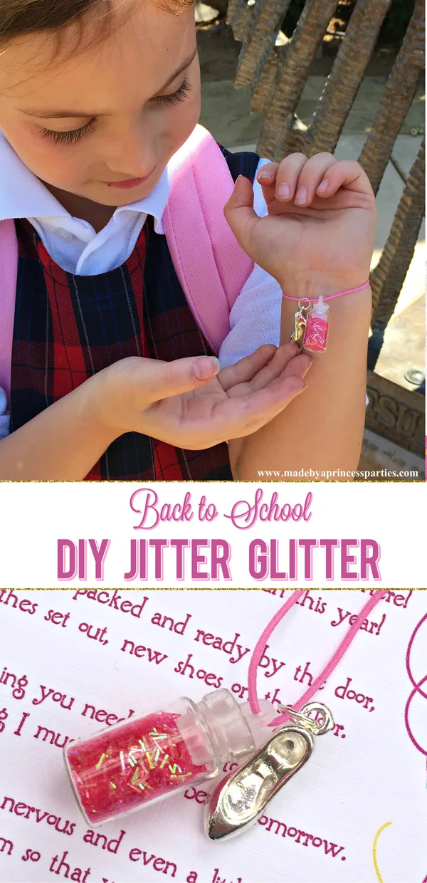Make your own Back to School Mommy Magic Jitter Glitter in minutes