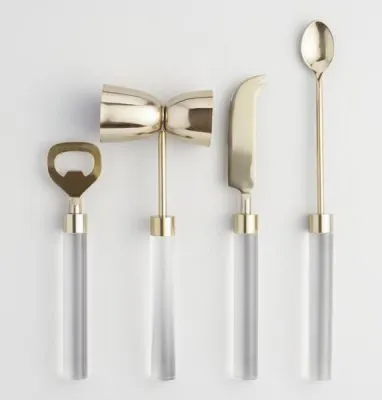 Golden Holiday Entertaining Essentials gold bar tools