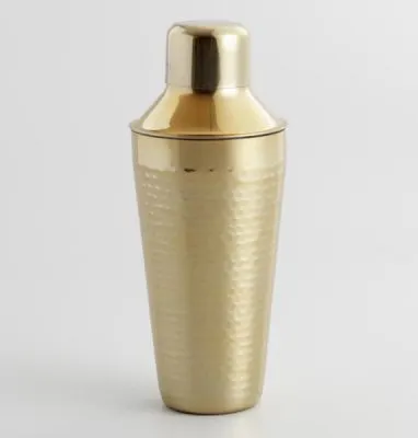 Golden Holiday Entertaining Essentials gold shaker