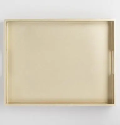 Golden Holiday Entertaining Essentials gold tray