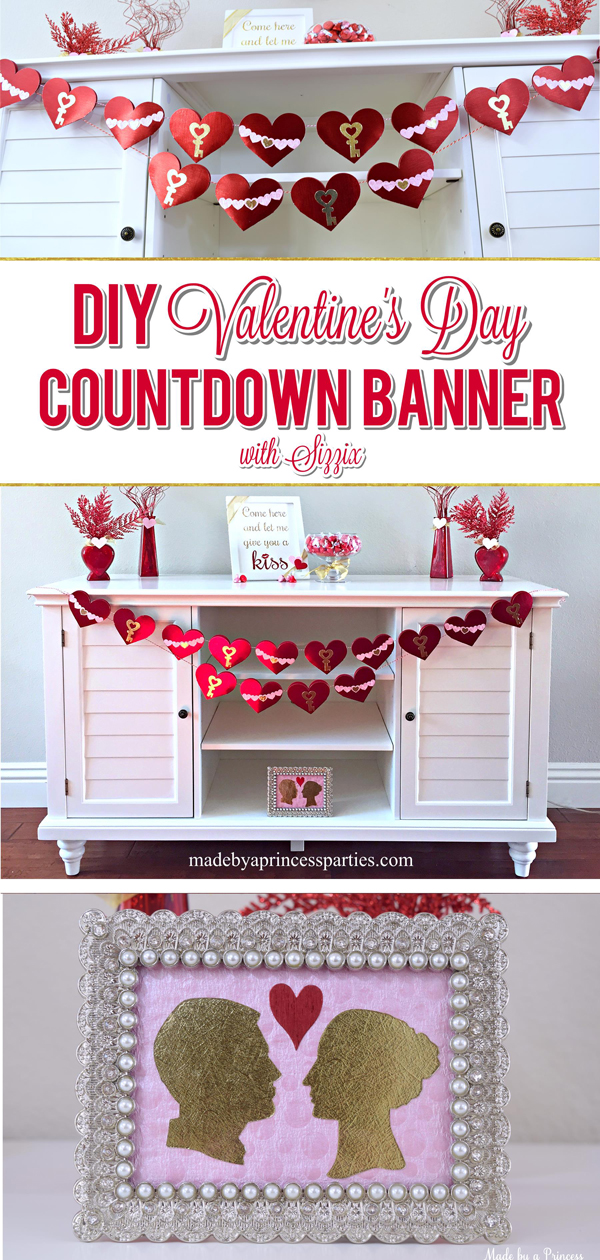 DIY Valentine's Day Countdown Banner with Sizzix