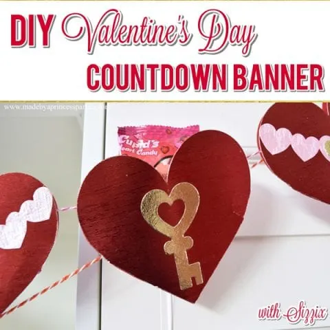 DIY Valentine's Day Countdown Banner with Sizzix