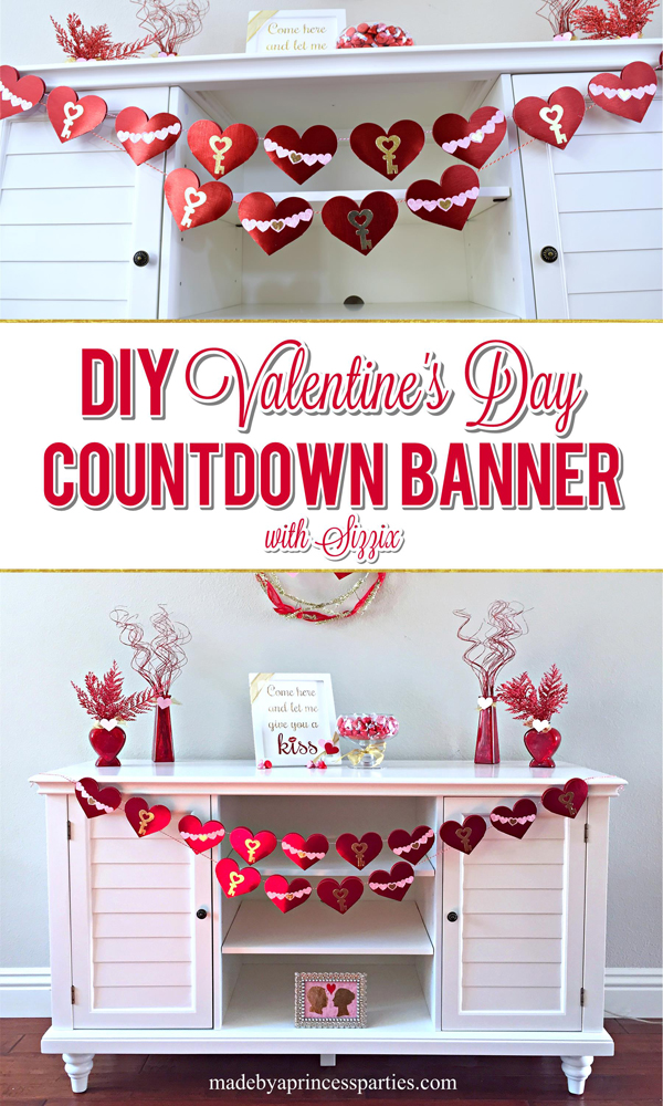 DIY Valentine's Day Countdown Banner with Sizzix