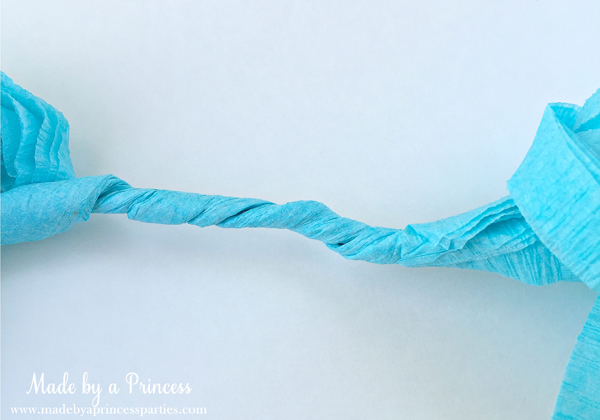 How to Make Tassel Garland with Crepe Paper twist middle section