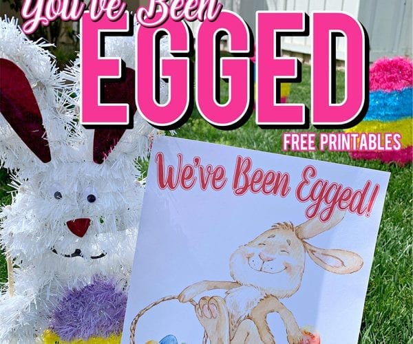 You’ve Been Egged Poem Printable Easter Activity