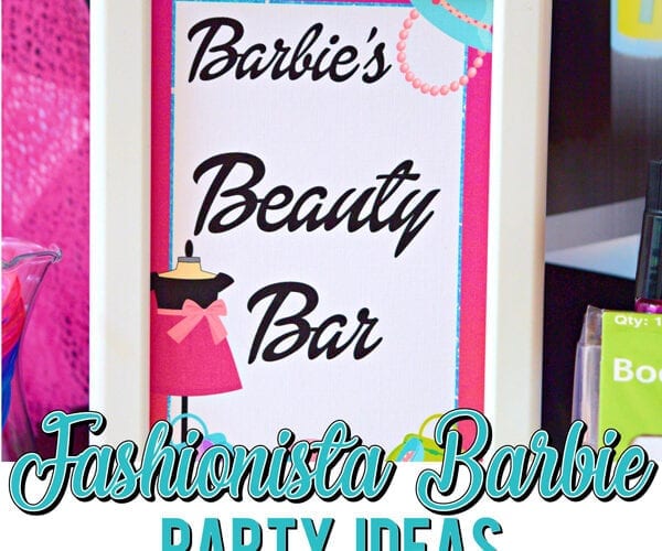 Fashionista Barbie Party Ideas Free Printables