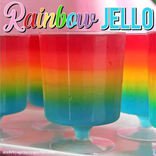 How to Make Layered Rainbow Jello with Condensed Milk
