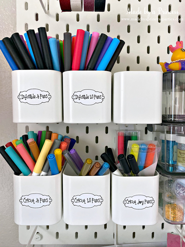 Make labels for your office using Cricut Joy Writable Vinyl