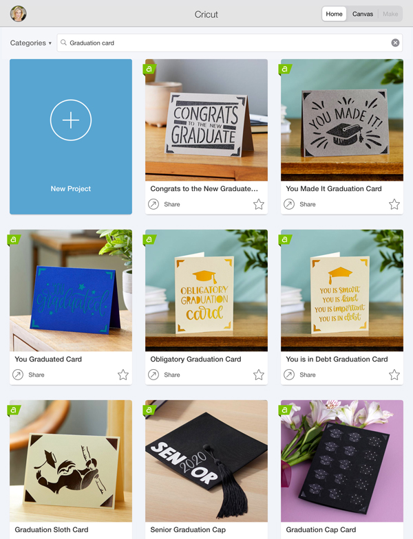 You can easily design cards on your iPhone or iPad choose your design first