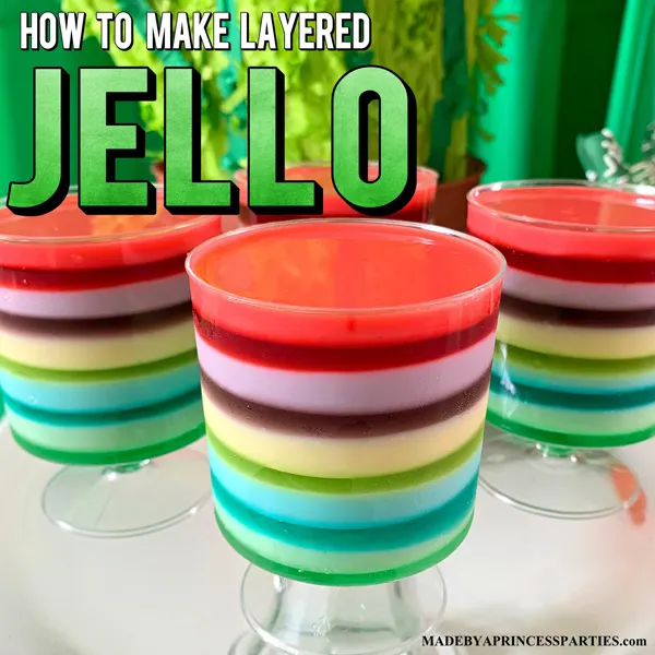 progresivo Bocadillo Brisa How to Make Layered Rainbow Jello with Condensed Milk - Made by A Princess