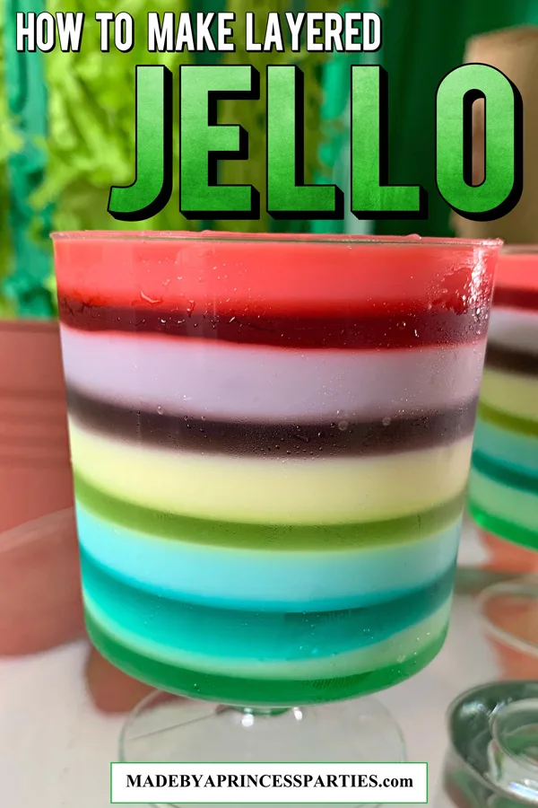 Rainbow Jello Mold + Birthday!